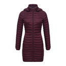 Casaco Feminino de Inverno Acolchoado de Algodão