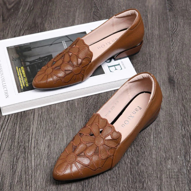 Sandália Feminina Camila em Couro