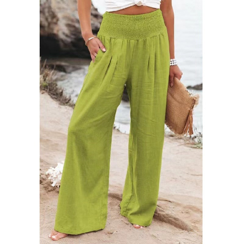 Calça Pantalona Alma Natural / Tendência Moda Verão 2023