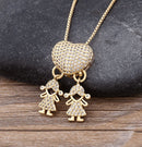 Colar Amor de Mãe com Pingente Banhado a Ouro 18k