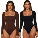 Kit com 2 Bodys Femininos Manga Longa