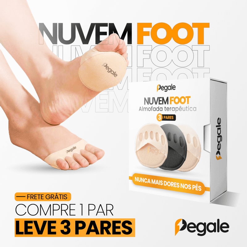 Almofada Terapêutica para Pés - Nuvem Foot - PROMOÇÃO ENCERRA HOJE